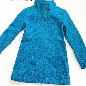 Title Nine Softshell Peacekeeper Long Jacket Coat Fleece Lined -- Size M